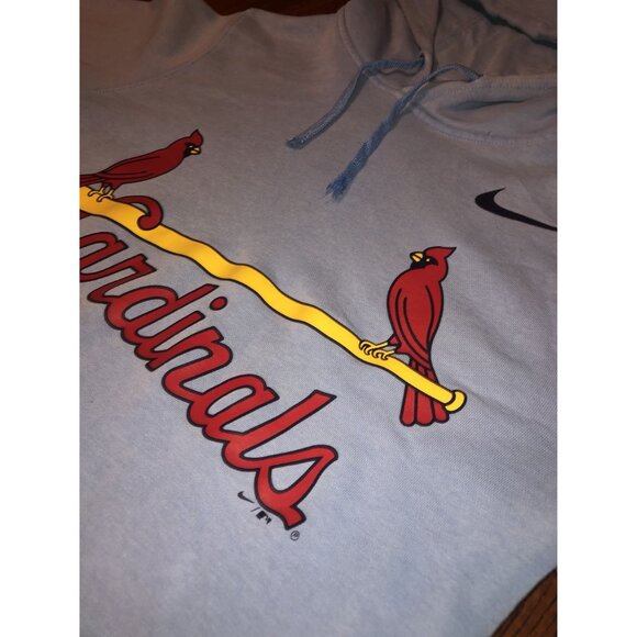 Blue Nike St. Louis Cardinals Graphic Pullover Hoodie Size Small - Picture 7 of 16